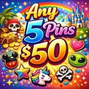 ANY 5 Pins For $50!